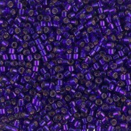 Miyuki delica beads 10/0 - Silver lined violet dyed DBM-610